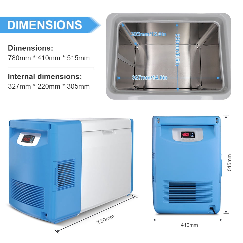 HNZXIB -86 ℃ (-122.8℉) Laboratory Ultra Low Temperature Freezer 20L Lab Refrigerators