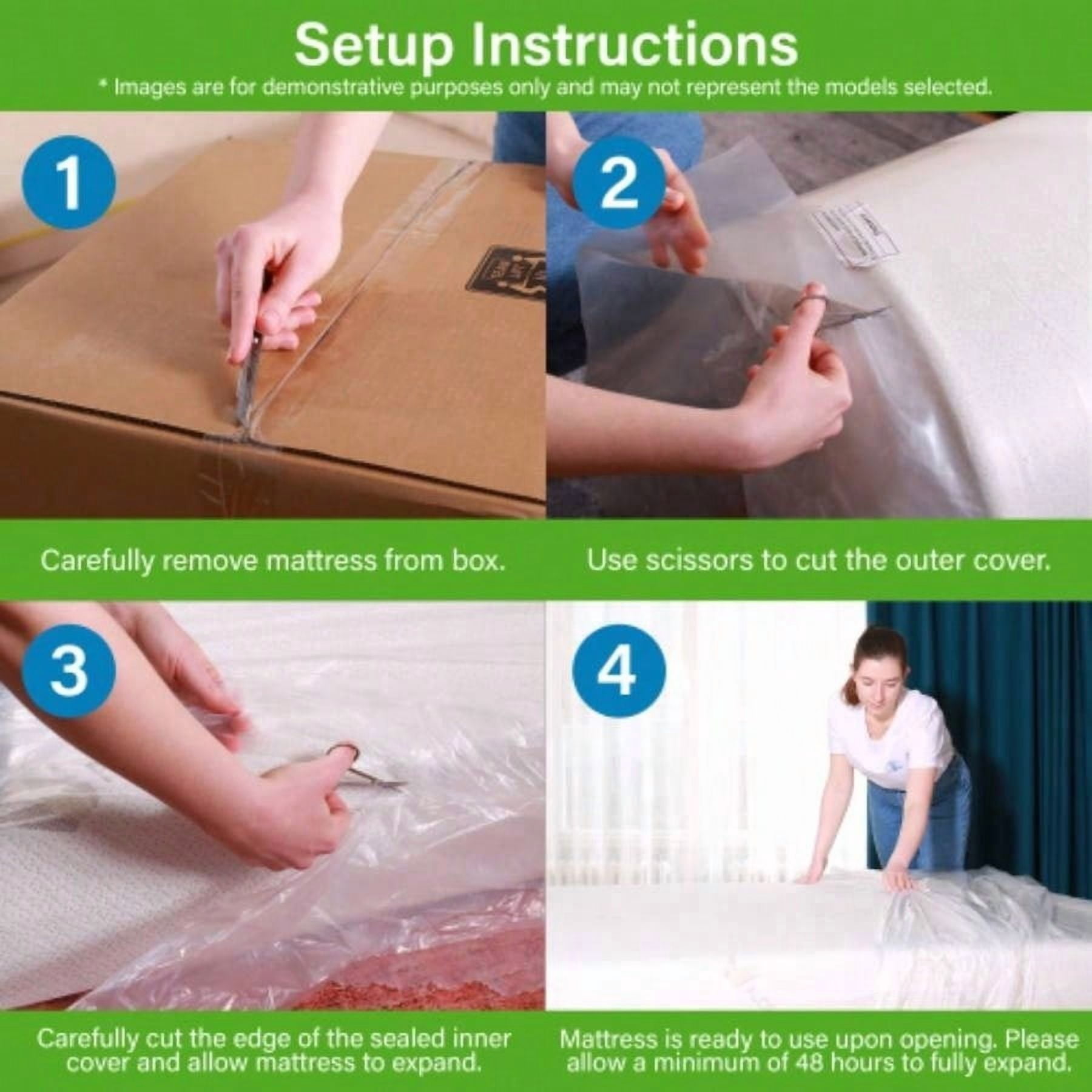 Twin Size 6 Inch Pocket Spring Mattress, Soft-Medium Firmness, Pocket Coil Structure, Suitable for Kids Guest Room Use