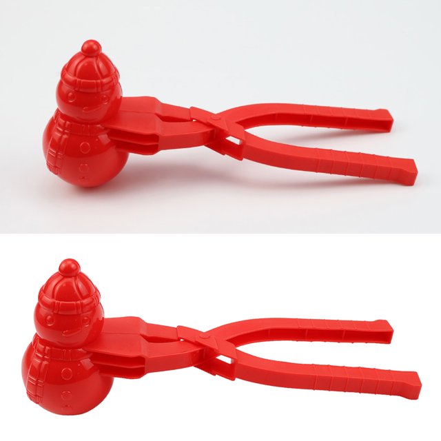 Herramienta Para Hacer Bolas De Nieve Herramienta para hacer bolas de nieve DIY con forma de muñeco de nieve, Clip de molde de arena para nieve de invierno para niños y adultos Likrtyny libre de BPA
