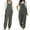 Gray, variant on Babysbule Womens Jumpsuit Overall Fashion Women Casual Cold Shoulder Jumpsuit Solid Button Suspender Wide Pocket Leg Pant