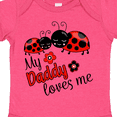 thumbnail image 4 of Inktastic My Daddy Loves Me with Cute Ladybugs Boys or Girls Baby Bodysuit, 4 of 5