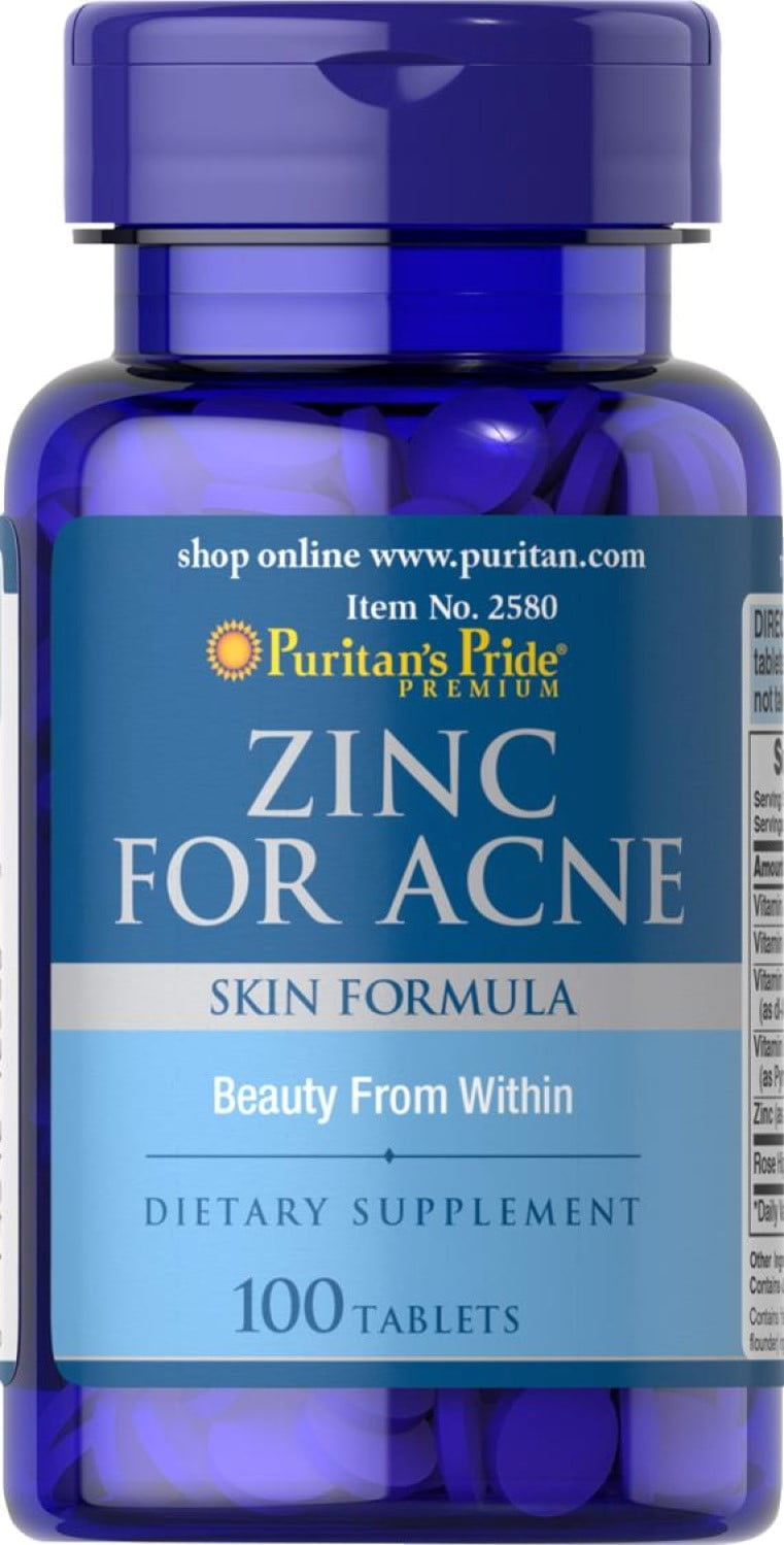 Nature's Bounty Puritans Pride Puritans Pride Zinc for Acne, 100