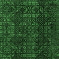 thumbnail image 1 of Ahgly Company Indoor Square Abstract Emerald Green Modern Area Rugs, 7' Square, 1 of 4