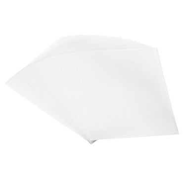 60 Sheets Vellum Paper 4.25x5.5, Vellum Paper Printable Translucent Paper 100GSM for Invitation Printing, Silver Tone