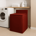 thumbnail image 4 of Washing Machine Cover Zippered Non-Woven protects from Scratches Burgundy  30"W x 26"D x 41"H, 4 of 11