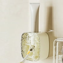 HongHeng Automatic Toothpaste Dispenser for Kids, Toothpaste Squeezer for Kids & Family Shower Decor, is Wall Mounted Bathroom Accessories Organizer