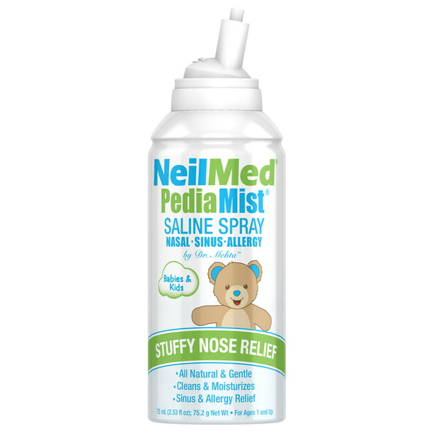 Neilmed PediaMist Pediatric Saline Nasal Spray, 2.53 Fl. Oz.