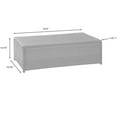 thumbnail image 4 of Pemberly Row Table Basse de Patio à Dessus en Verre de 44 Pouces Brun, 4 of 4