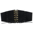 thumbnail image 5 of LEORX 1Set Women's Wide Elastic Corset Waist Belt for Various Occasions, 5 of 8
