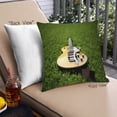 thumbnail image 1 of Ahgly Company Music Guitar Outdoor Throw Pillow, 18 inch by 18 inch, 1 of 6