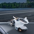 thumbnail image 6 of CQCYD Solar Powered Rotating Airplane Dashboard Ornament, Sunlight Activated Car Decoration Model, No Battery Required, Unique Auto Interior Accessory for Cars Trucks and Office Desk Display, 6 of 9