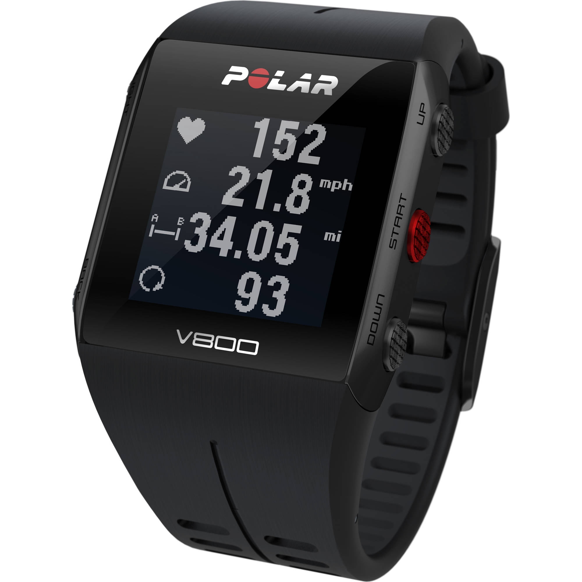 Polar V800 GPS Sports Watch with Heart Rate, Black by Polar