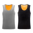 thumbnail image 4 of Minnieouse Chaleco de poliéster para hombre, portátil, plegable, lavable, cuello redondo, reemplazo de Color sólido, ropa interior térmica de Ropa interior Negro SG, 4 of 6