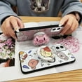 thumbnail image 3 of LYM-Phone Case For MOTO G 5G 2023, Dirt-resistant Soft Case Protective Cartoon Simplicity Skin feel silicone Waterproof cute Durable Fashion Design Rotatable stand Quicksand Back Cover, 3 of 9