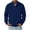 Navy, variant on Guluxicc Solid Henley Sweatshirts for Men Pullover Long Sleeve Business Casual Sweatshirts with Ribbed Cuffs for Fall Winter