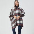 thumbnail image 5 of ZEBLIOSO Women's Hooded Shawls and Wraps Cowgirl Style in Winter Western Ponchos One Size, 5 of 6