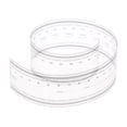 thumbnail image 1 of Unique Bargains Film Flexible Ruler 40cm 0.1mm Scale with R Angle & Width Lines PET Plastic Folding Straight Ruler, 1 of 6