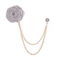 thumbnail image 1 of Accesorios de pecho MC para hombres y mujeres con estilo Accesorios para trajes Broche de rosa encriptado Cadena con borlas Accesorios para trajes de hombre, 1 of 6