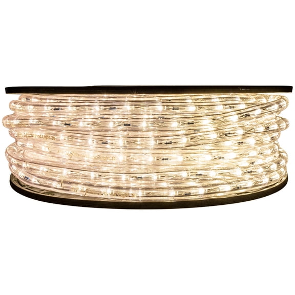 Warm White LED Rope Light - 120 Volt - Directional - 148 Feet