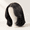 Natural Black Layered Bob Yaki Straight-10 Inch, variant on Highlight Ombre Layered Bob Yaki Straight Human Hair Wig, 14 Inch