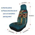 thumbnail image 4 of Yiaed Owl In Blue Print Car Seat Covers,Universal Auto Seats Protector Fits for Car,SUV Sedan,Truck,Automotive Seat Covers & Accessories(Two packs), 4 of 7