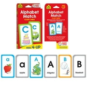 School Zone Alphabet 4-Pack Flash Cards