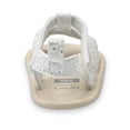 thumbnail image 2 of Carter's Child of Mine Infant Girl Eyelet Sandals, Color White, Sizes (0-3) - (3-6) Months, 2 of 5