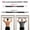 Black Blue, variant on AbahubFit Doorway Pull-Up Bar with Safety Lock, 220LBS Heavy-Duty Door Frame Bar, No Screw Adjustable Chin-Up Bar for Pull-Ups Sit-Ups Push-Ups
