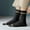 04_Black, variant on Lroveb Crew Socks for Men 1 Pairs Male Casual Striped Socks Solid Invisible Breathable Middle Tube Socks