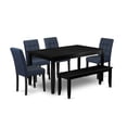 thumbnail image 6 of East West Furniture 6 Piece Dining Table Set consists A Kitchen Table, 6 of 6