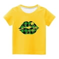 thumbnail image 2 of Edvintorg 2025 Children Boys T-Shirts Summer Baby Girls Tops Clothes 3-14Years Kids Boy Short Sleeve T Shirt Outfit Toddler St. Patrick's Day Tees, 2 of 4