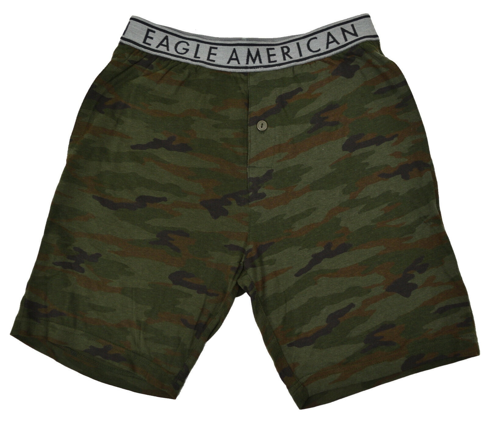 New American Eagle Mens 2054309 Cooling Boxer Brief, Green Camo XS 70682