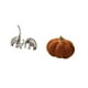 thumbnail image 5 of Figuras De Elefantes De Cerámica Y Almohadas De Peluche De Calabaza De Halloween, Esculturas Decorativas De Animales Para El Hogar, Estantes, Sofás, Cojines, Decoración De Dormitorio., 5 of 8