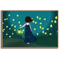 IDEA4WALL Framed Canvas Wall Art for Living Room, Bedroom Dreamland Theme Canvas Prints for Modern Home Decoration Ready to Hang