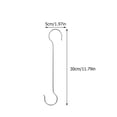 thumbnail image 2 of OFFIGAM Smooth Stainless Steel Hooks for Indoor and Balcony Use, Wall Mount Hangers, 2 of 8