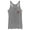 Gray Heather, variant on Women's Cruella Rebel Heart  Racerback Tank Top Gray Heather Large