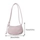 thumbnail image 2 of Bolso de hombro a la moda para mujer bolso para axila de PU de gran capacidad elegante bolsa para axila con cierre de cremallera con perla para viajes al aire libre, 2 of 9