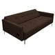 thumbnail image 4 of Sofa Cama Reclinable Paris EL BAZAR STORE Moderno Abotonado Chocolate 75 cm 190 cm 80 cm, 4 of 7