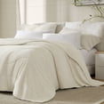 thumbnail image 3 of Premium Reversible Bedding Set TENCEL Comforter Modern Ivory Design for YearRound Comfort, 3 of 10