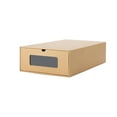 thumbnail image 4 of Thickened Cardboard Pull Out Drawer Shoe Box Stackable Shoes Case for Boots, 4 of 8