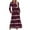 Red, variant on Wancir Women's Casual Long Sleeve Round Neck Hem T-Shirt Loose Dress with Pockets