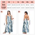 thumbnail image 6 of Women Dress Oversize Style Open-Back Design-Blue Python Pattern Patterng, 6 of 6