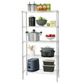thumbnail image 3 of Furniture of America Mio Chrome 5-Tier Metal Shelf NSF Certified Commercial, 3 of 23