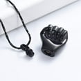 thumbnail image 4 of Punk Style Fist Cremation Jewelry for Ashes for Human Boxing Glove Keepsake Pendant Jewellery Memorial Urns Necklace for Women Men, 4 of 6