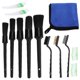 thumbnail image 2 of Car Cleaning Detailing Brush Set Different Sizes Double Head Design with Thick Drying Towel, 2 of 5