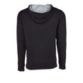 thumbnail image 3 of Next Level Unisex French Terry Pullover Hoody L BLACK/ HTHR GREY, 3 of 5