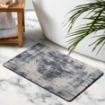 thumbnail image 3 of Modern Abstract Gray Runner Rug, 20x32 inch - Soft, Non-Slip, Low Pile, Washable Carpet Runner for Bathroom, Laundry Room, Entryway, Kitchen, Hallway, Doorway, and Bedroom, 3 of 5