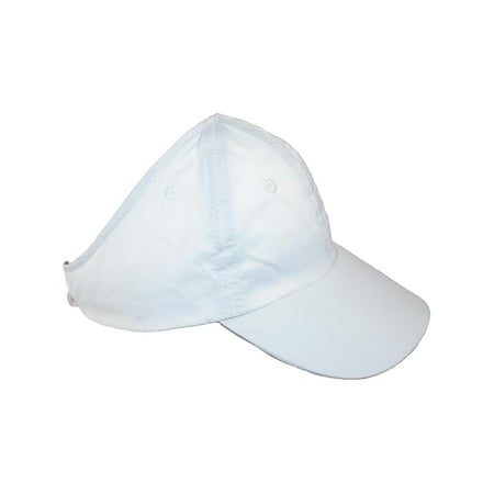 Size one size Women's Microfiber Sport Ponytail Hair Holder Baseball Hat