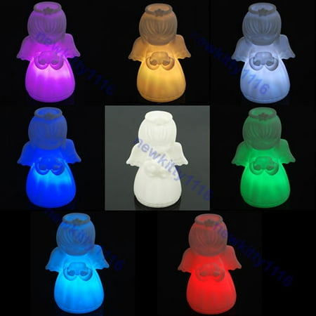 

DOYOUNG Cute Angel 7-Color Changing LED Lamp Decor Night Light