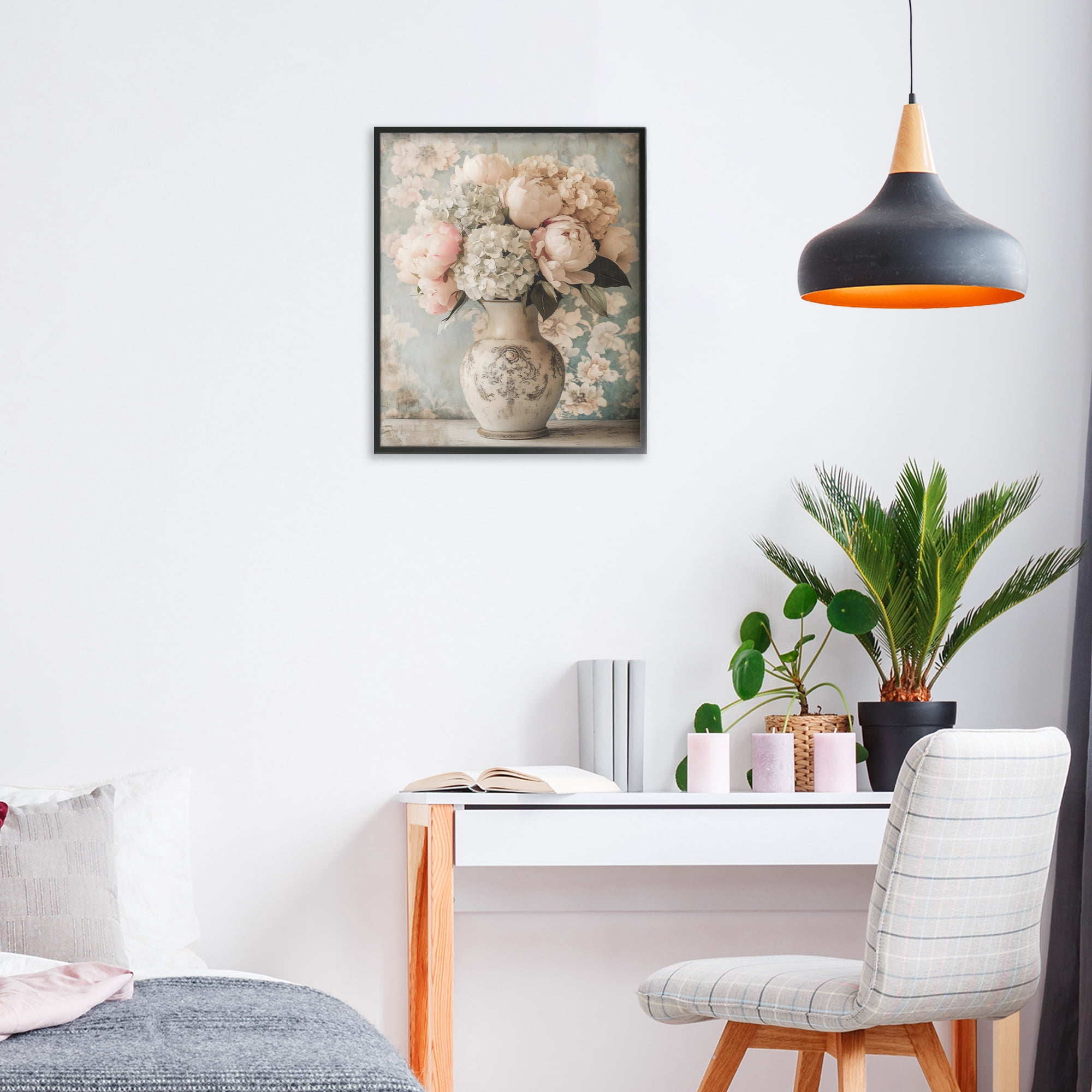 Stupell Industries Delightful Arrangement of Flowers Black Framed Giclee Art, design by Creative Studio